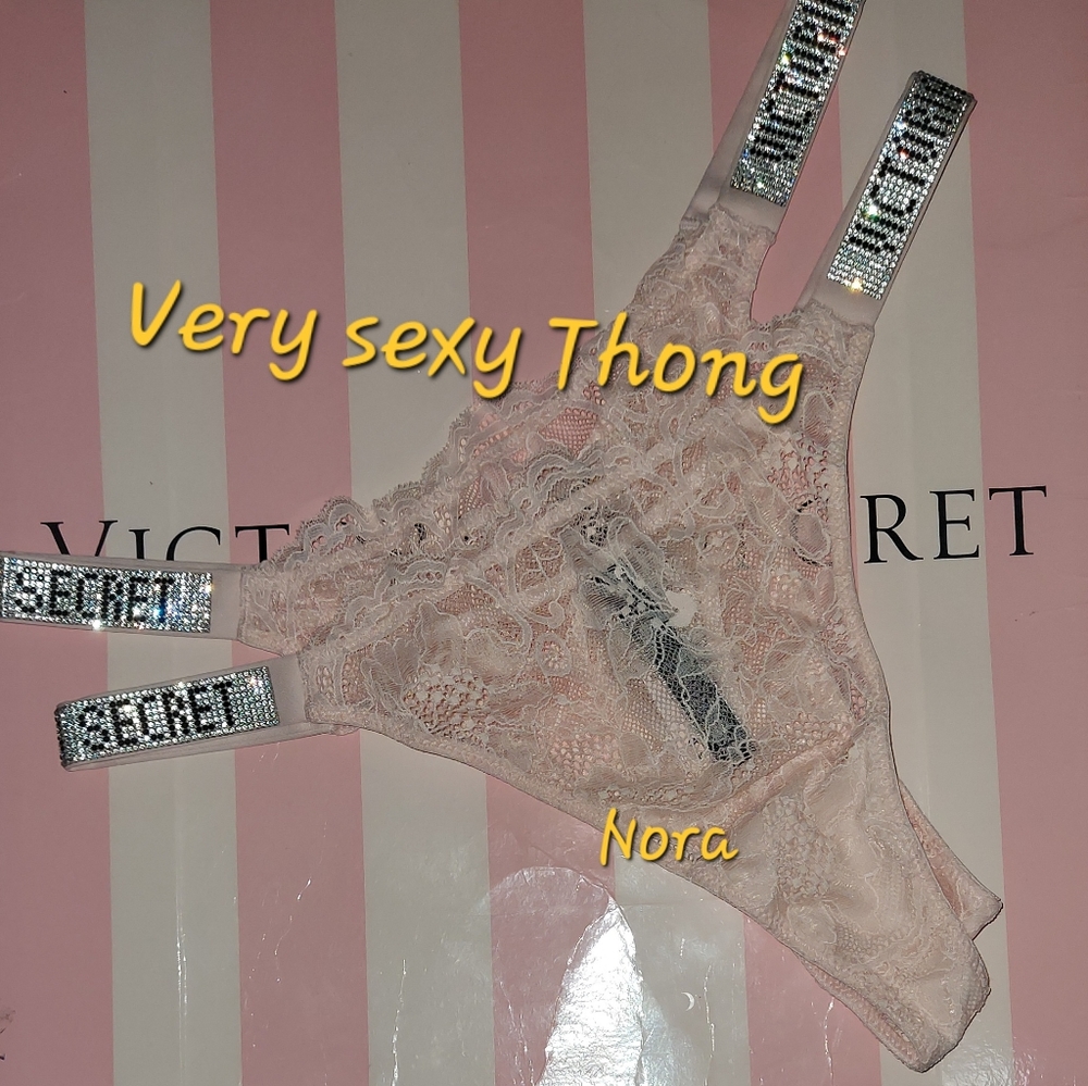 Victoria secret Shine strap Panties set size Large NWT - Picture 14 of 16